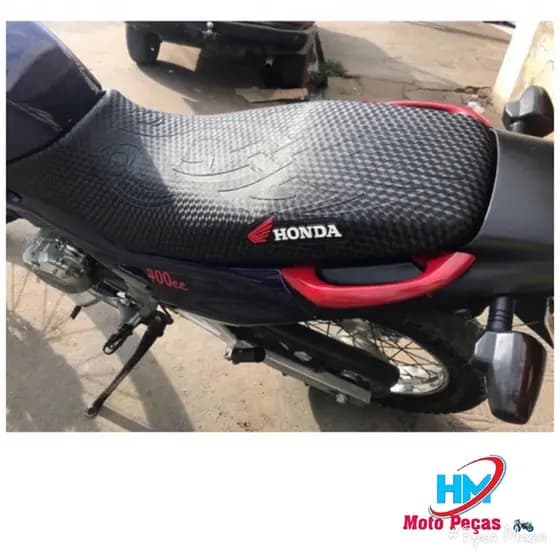 Capa Banco Moto 3d Falcon-bros-titan-cg  Emborrachada