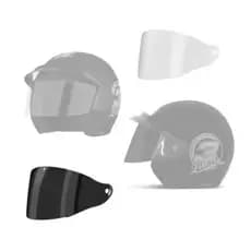 Viseira Capacete Aberto Moto Pro Tork Liberty 3 ( Three ) FUMÊ