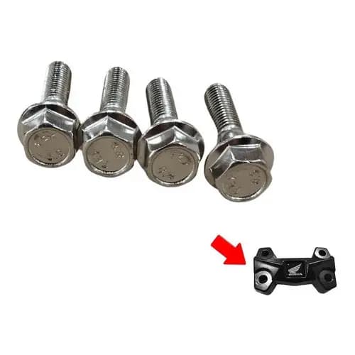 4 Parafusos Fixação Mesa Guidão Esportiva Cadeado Meia Lua