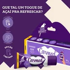 Carmed Açaí Oakberry Com Cor  Gloss Labial 10g