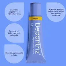 Gloss Labial Bepantriz Derma Dexpantenol Regenerador 7,5g