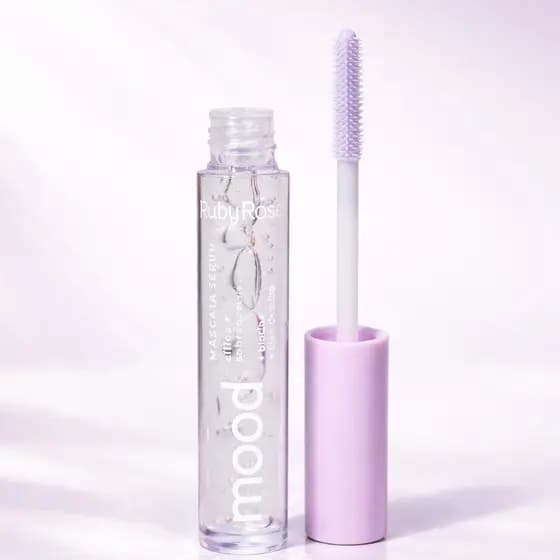 MÁSCARA SÉRUM MOOD PARA CÍLIOS + SOBRANCELHAS BIOTINA RÍCINO CUIDADO RUBY ROSE