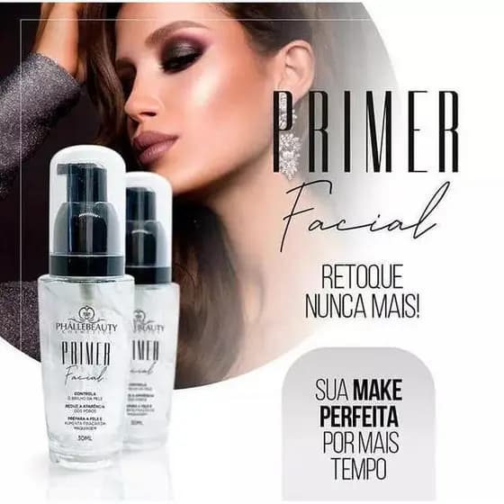 Primer Facial Efeito Lifting Make Minimiza A Aparência Dos Poros.- Phállebeauty 30ml
