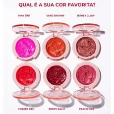 BLUSH CREMOSO CREAMY CHEEKS - RUBYROSE TEXTURA MACIA CREMOSA CORES LINDAS E PIGMENTADAS