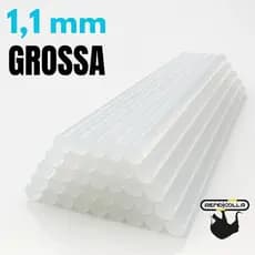Bastão Cola Quente 1KG Profissional  Fina 7mm ou Grossa 11mm Alta Fixação | Artesanato, EVA e Uso Profissional