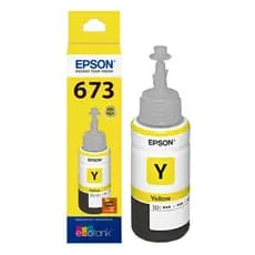 REFIL DE TINTA EPSON ORIGINAL T673420 AMARELO 70ML