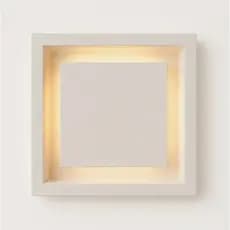 Plafon De Embutir Alumínio Luz Indireta 40x40 Para 4 Lâmpadas E27