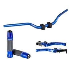 Kit Guidao Esportivo Manopla Fechada Manete Moto Tornado Xre Bros Falcon
