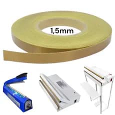 Fita Teflon para Seladoras Com Adesivo 15mm - METRO