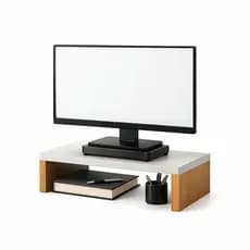 Suporte Para Monitor e Notebook Apoio de Mesa MDF Ergonomico