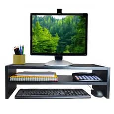 Suporte Base para Monitor Mdf Ergonômico Mesinha Home Office Mesa Gamer Suporte Apoio P/ Tv Notebook MDF Escritório Base