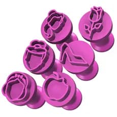 Kit 6 Carimbos PRINCESAS para Brigadeiro Docinhos Festa Aniversário