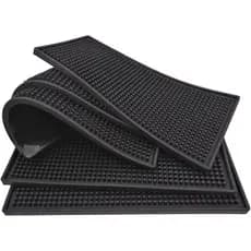 Tapete Escorredor De Louça Barman Porta Pratos Copos - 30x15cm