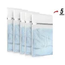 Kit 5 Sacos para Lavadora de Roupas 30x40 (5 UNIDADES) Máquina Íntimas Organizador Viagem
