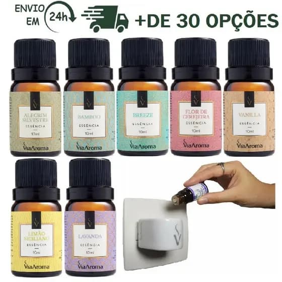 Essência 10ml para Aromatizador Ambiente Difusor Classica