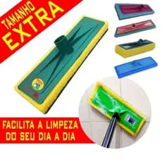 1 a 5 Lava piso chão azulejo porcelanato vidro passa cera esfregão limpeza pesada s/ cabo