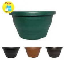 Kit 5 a 10 Vaso de planta cuia Veneza 30 plástico suculenta flores