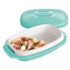 Tupperware Travessa com Escorredor Actualité 1,5 litro Verde
