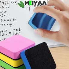 Borracha De Quadro Branco MEIYAA , Seca Para Quadrado , Limpador De Marcador Multicolorido , Escritório Escolar