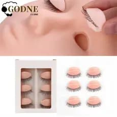 GODNESSFO Cabeça De Treinamento Para Iniciantes , Cílios , Substituição Facial , Ferramentas Enxerto De