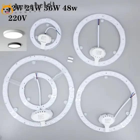 HOMEUVOE 1 Unidade De Luz Circular De Painel , Blubs De Placa 220V LED Ring Light Anel , 12W 18W 24W 36W Lâmpada De Módu