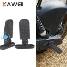 KAWEII 1 Par De Pedal Dianteiro Para Ciclomotor Elétrico, Dobrável Suporte De Perna, Almofada De Apoio À Prova D'água