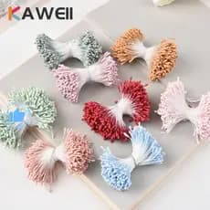 KAWEII 400 Pcs Pistilo Artificial , De Pêssego De Plástico De 6 Cm , Acessórios Para Fabricação De Flores Em Gota De Águ