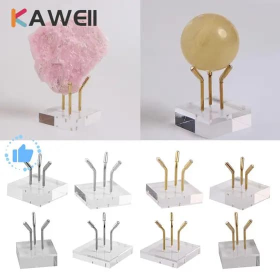 Suporte De Bola De Cristal KAWEII , Base De Joias Acrílicas , Prateleira Mineral De Adereços Fotográficos