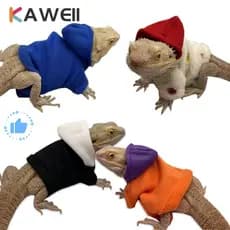 Moletons Para Répteis KAWEII , Roupas De Lagartos Artesanais Respiráveis , De Dragão Barbudo Macio E Quente De Tecido
