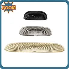 Maçanetas De Porta BOOM , Leves De Cobre Luxuosas , Ferragens De Gabinete De Estilo Antigo Meio Redondas