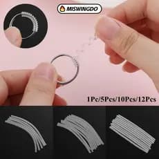 MISWINGDO 1Pc/5Pcs/10Pcs/12Pcs Shell Hard Guard Peças De Joias Redutor De Aperto Espiral