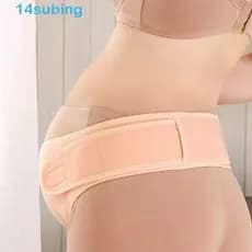 SUBING Cinto De Suporte Para Maternidade , Cintura Ajustável , Respirável , Abdômen , Costas Cruzadas