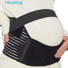 SUBING Faixa De Barriga Para Maternidade , Cintos Respiráveis Ajustáveis Mulheres Grávidas , Cinta De Suporte Abdominal