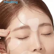 SUBING Adesivo Dobrável Nasolabial Para Testa , Fita Facial Fina Rosto , Ferramenta Transparente Remoção De Rugas