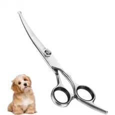 Tesouras Para Cuidados Com Animais De Estimação  , Pontas Redondas De Segurança , Corte De Cabelo De Cachorro Em