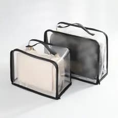 Sacos De Pó  , Sacola Transparente Com Zíper De PVC , Durável À Prova De Poeira Organizador De Armazenamento De