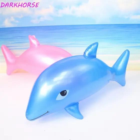 DARKHORSE Golfinho Inflável Bonito Brinquedos Ao Ar Livre Flutuador Colchão De Sopro Brinquedo Piscina Festa Infláveis