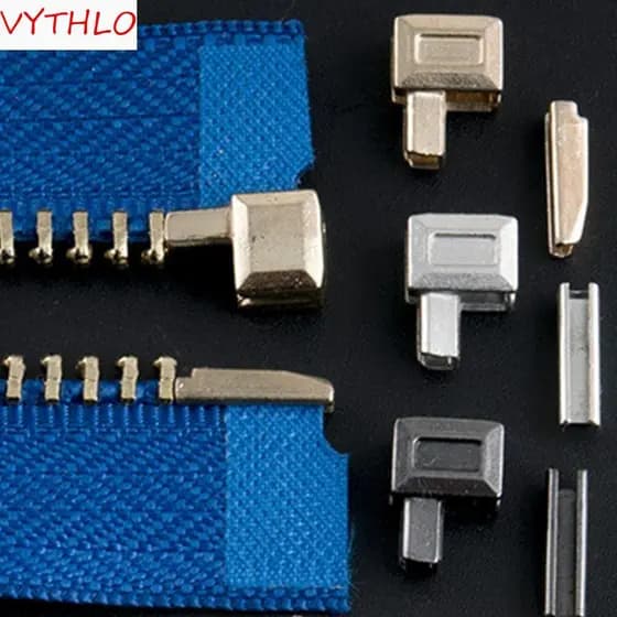 Nakazazawa Tampa Com Zíper De Extremidade Aberta Acessórios De Vestuário Dourados Tamanho 5 Roupas De Bricolagem
