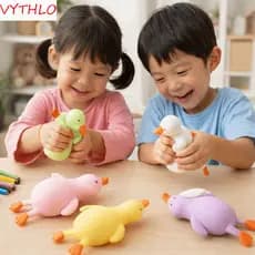 VYTHLO Duck Pinch Le , Brinquedos Sensoriais De Pato Com Função De Estiramento Transformável Coloridos De Ventilação Des