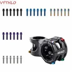 VYTHLO 6 Parafusos Para Guidão De Bicicleta , Aço Inoxidável M5 * 17MM Alça Em , Colorido