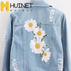 Remendos Bordados De Flores HUINET , Apliques Requintados De Roupas Com Margaridas , Para Reparo Vintage