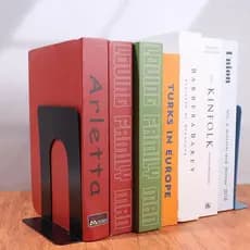 DAIGA Suportes Para Livros De Mesa , Suporte Ferro Em Forma De L , Simples , Durável , Escola , Escritório