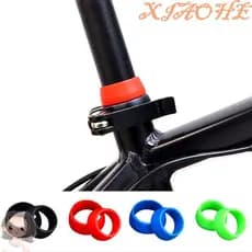 XIAOHE Selim Braçadeiras Capa Anel De Borracha Espigão Mountain Bike Silicone À Prova Dwaterproof Água Ciclismo