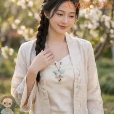 Colar De Borboleta De Brocado De Música XIAOHE , Borlas Novo Estilo Chinês , Requintado