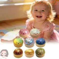 XIAOHE Dumpling Squishes , Bolas Sensoriais Brilhantes Em Forma De Bolinho , Brinquedo Mole Macio E Bonito