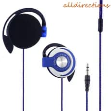 ALLDIRECTIONS Fones De Ouvido Com Fio FM E Fone Portátil Para Esportes Corrida Graves Ajustáveis