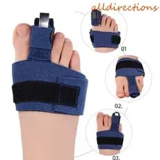 ALLDIRECTIONS Dedo Do Pé Tala Ferramentas De Cuidados Com Os Dedos Suporte Para Articulação Lesão No Polegar Artrite Cin