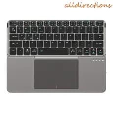 Teclado Dobrável ALLDIRECTIONS , Bluetooth Sem Fio Removível Universal , Com Touchpad