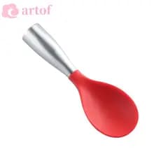 ARTOF Arroz Paddle Cozinhar Talheres De Aço Inoxidável Silicone Antiaderente Anti-Ferrugem Servindo Colheres