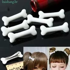 BAISHANG Hairpin Punk 2 Unidades/Pacote Acessórios Para Cabelo Design De Osso De Cachorro Presilhas Lindas Da Moda